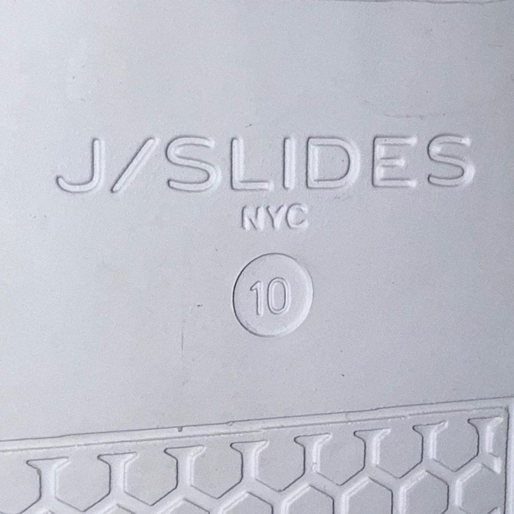 J/Slides Casual Embossed Snakeskin‎ Sneakers Beige Suede Women's 10 - Picture 11 of 12